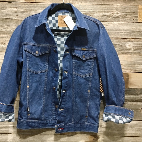 NWT Vans X Wrangler collab denim jean jacket - Picture 6 of 8